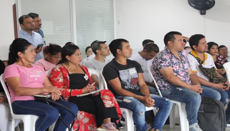 Los líderes sociales reclamaron mayor celeridad en la ejecución de los proyectos./Foto: Cortesía