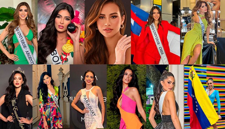 Las latinas que se destacan en Miss Universo