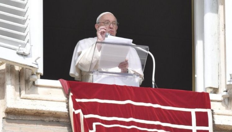 Papa Francisco en el Angelus del pasado domingo 22 de octubre/Foto Archivo