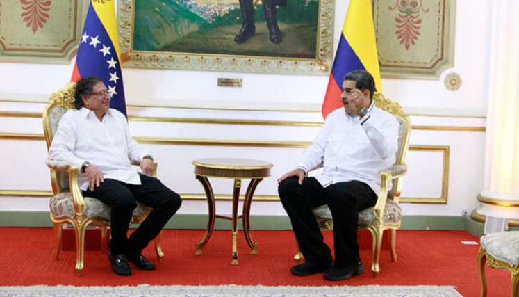 Petro y Maduro. Foto: Colprensa