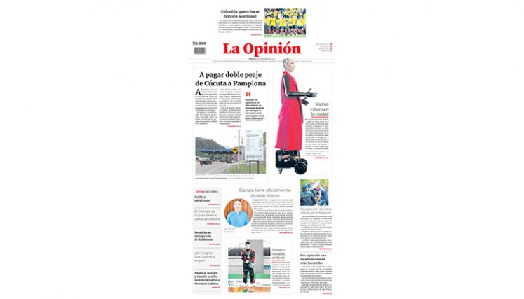 Portada del jueves, 16 de noviembre de 2023