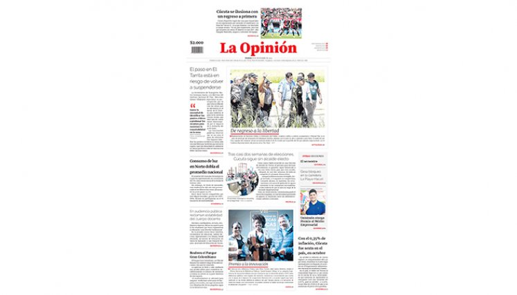 Portada del viernes, 9 de noviembre de 2023