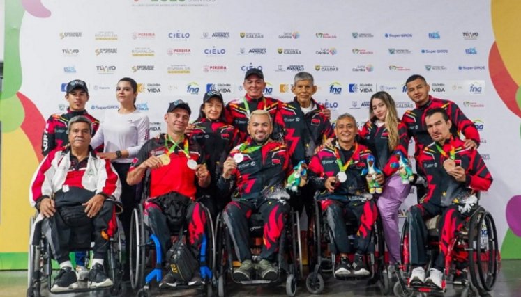  Una gran presentación dejaron los parabillaristas de Norte de Santander en los Juegos Paranacionales 2023.   