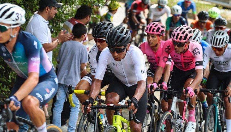 Nairo Quintana fue protagonista en el 2023 en los Nacionales de ciclismo.