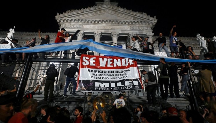 PROTESTAS CONTRA MILEI