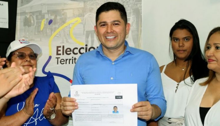 Camilo Suárez fue el ganador de las pasadas elecciones en Villa del Rosario./Foto archivo