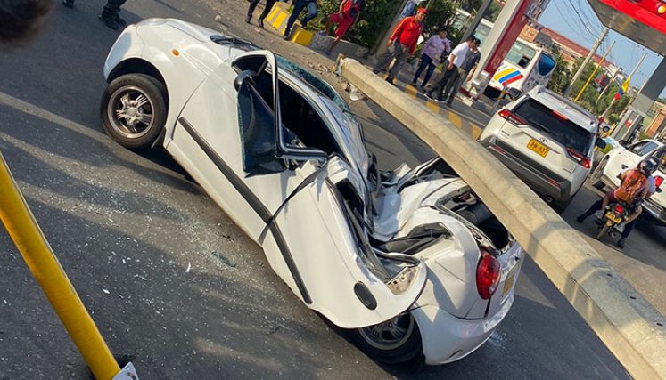 Accidente Carro Spark Cúcuta 