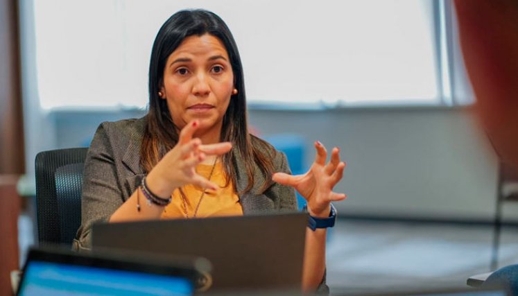 Erika Londoño, subdirectora de Planeación Territorial del DNP, Foto Cortesía