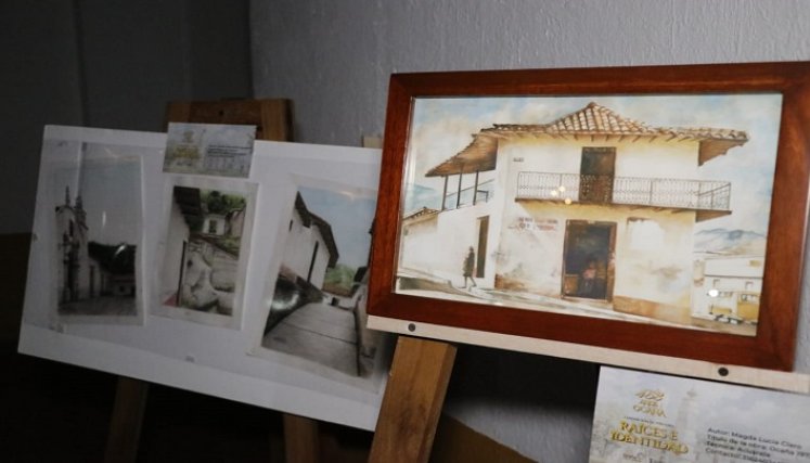 En el marco de la celebración de los 453 años de fundación de Ocaña se adelanta una exposición de pintura.