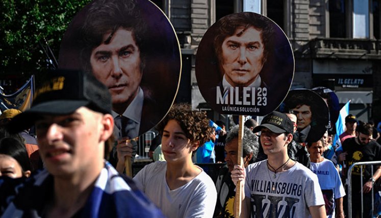 Javier Milei, presidente de Argentina