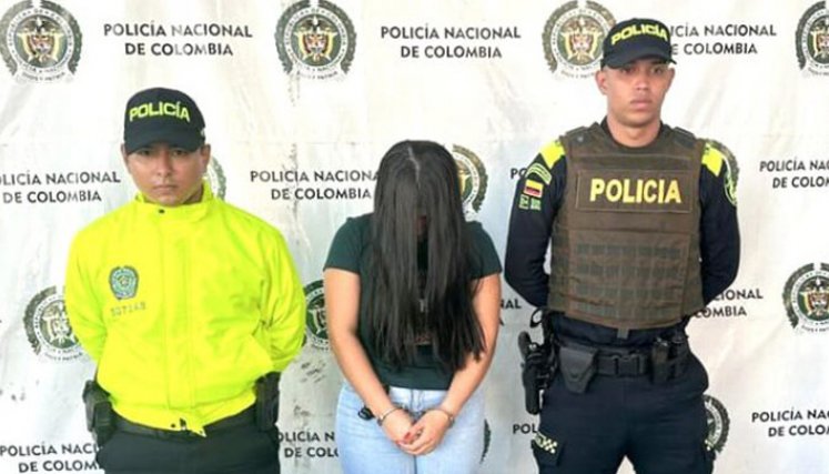 Así se dio captura de esposa de un comandante de la Policía por tráfico de droga