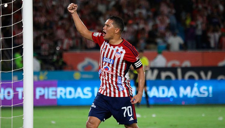 Carlos Bacca, delantero de Junior FC. 
