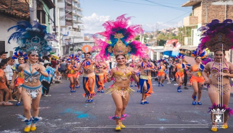 En pleno furor se encuentra las fiestas de carnaval en Ocaña. /Fotos: cortesía