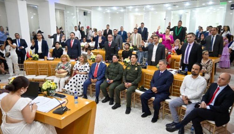 Instalación del nuevo periodo de sesiones en el Concejo de Cúcuta./Foto Jorge Gutiérrez-La Opinión