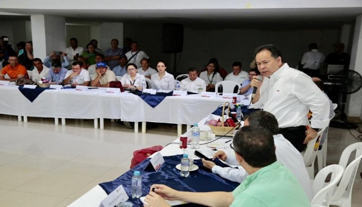 El gobernador William Villamizar Laguado adelantó su primera visita oficial a la provincia de Ocaña./ Foto: Cortesía