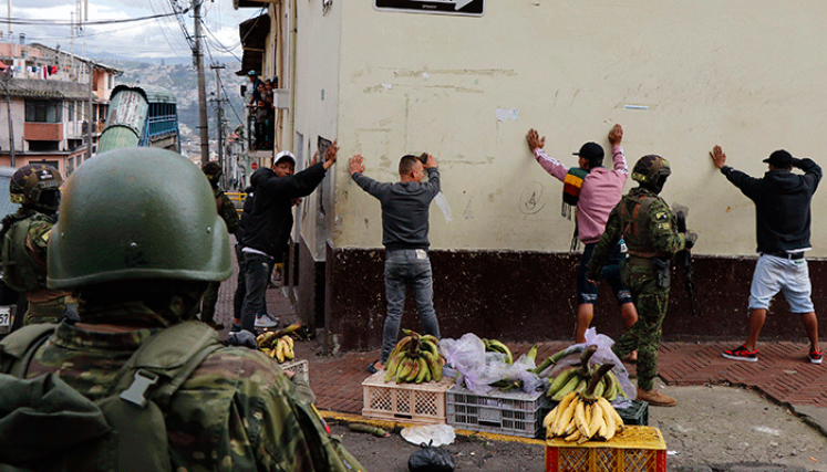 Operativos en Ecuador.