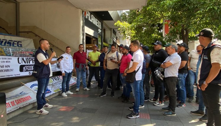 Protestas escoltas tercerizados UNP
