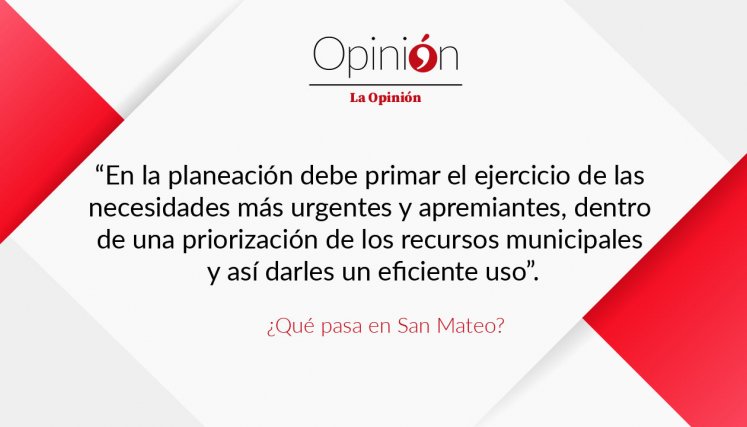 ¿Qué pasa en San Mateo?