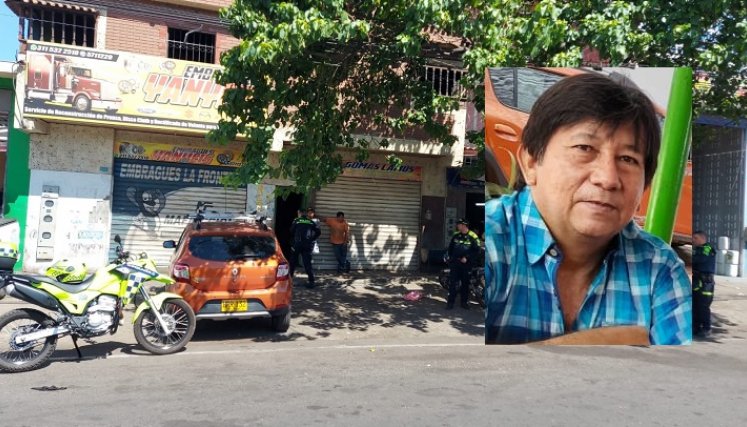 Leonardo Carreño fue asesinado dentro de su negocio de embragues