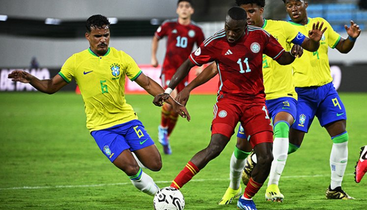 Colombia perdió ante Brasil y quedó sin chances de ir a París 2024