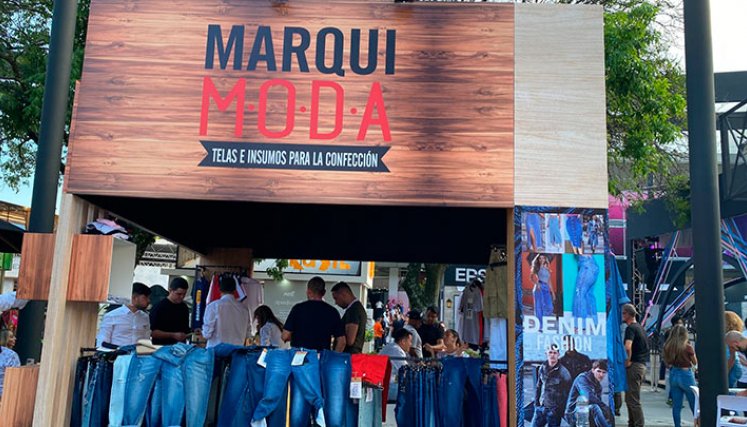La empresa Marquimoda fue una de las dos expositoras en Colombiatex 2024./Foto Cortesía