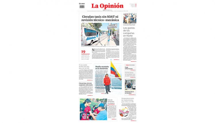 Portada del jueves, 18 de enero de 2024