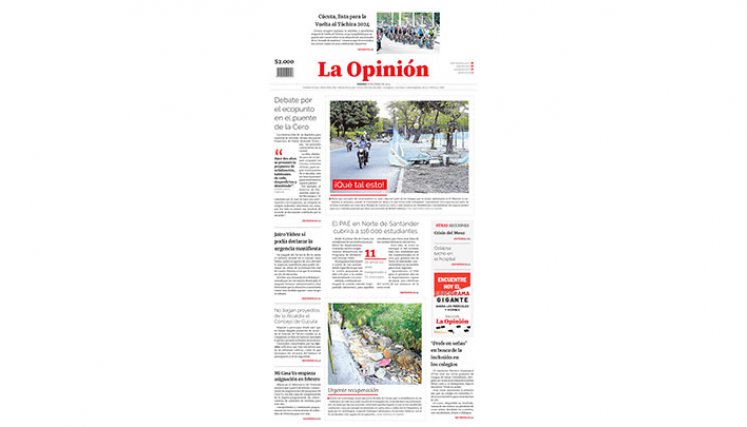 Portada del viernes, 19 de enero de 2024