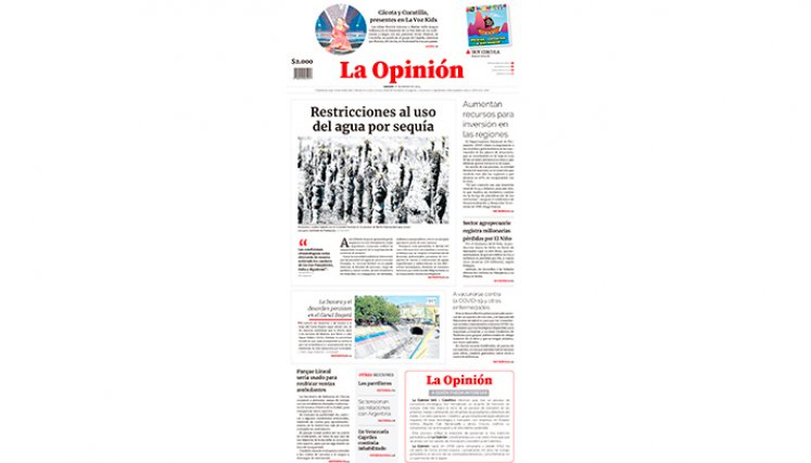 Portada del 27 de enero de 2024