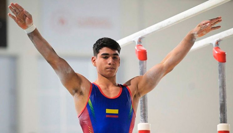 Ángel Barajas, Copa Mundo de gimnasia 2024. 