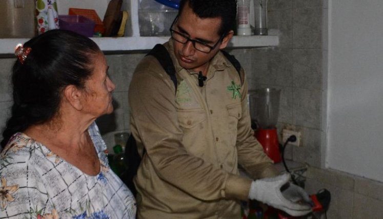 Hasta el momento, ya van más de 200 casas que han recibido la visita de la brigada. / Foto: Cortesía