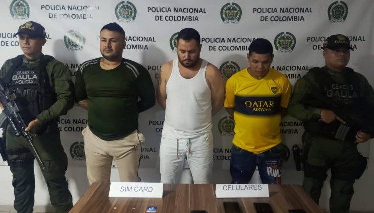 Capturados por extorsión