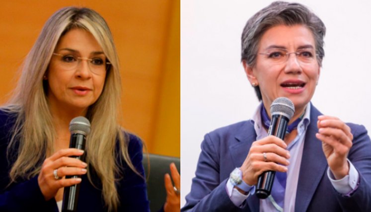 Claudia López y Vicky Dávila
