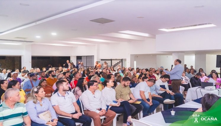 En Ocaña se desarrollan mesas de trabajo para impulsar la elaboración del Plan de Desarrollo Comunal./ Foto: Cortesía.