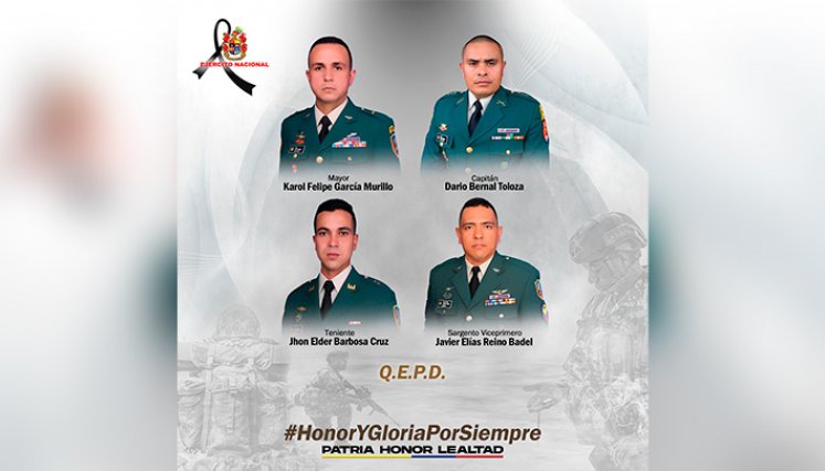Militares fallecidos