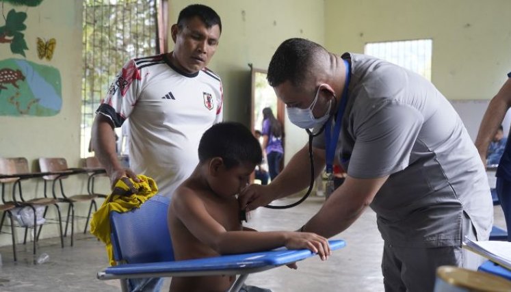 También hicieron consultas de medicina general, bacteriología y se aplicaron vacunas./ Foto: Cortesía.