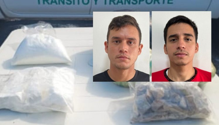 Capturaron a dos soldados con droga
