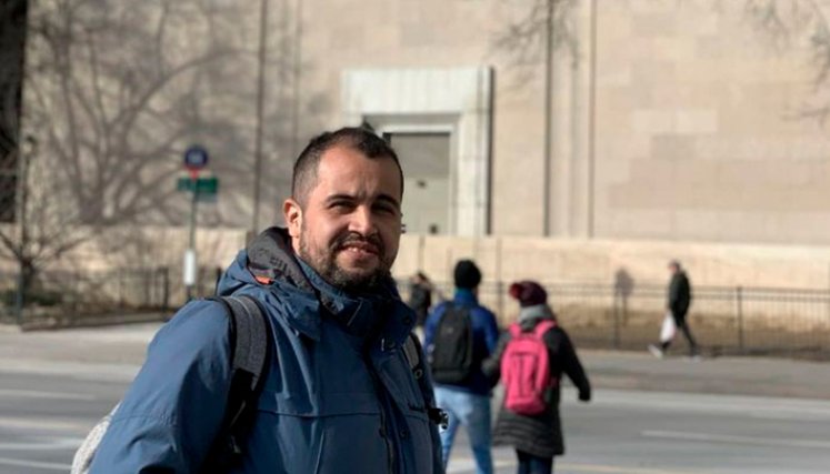 Arley Lozano quiere que más habitantes de Norte de Santander sepan cómo manejar la criptomoneda./Foto Cortesía