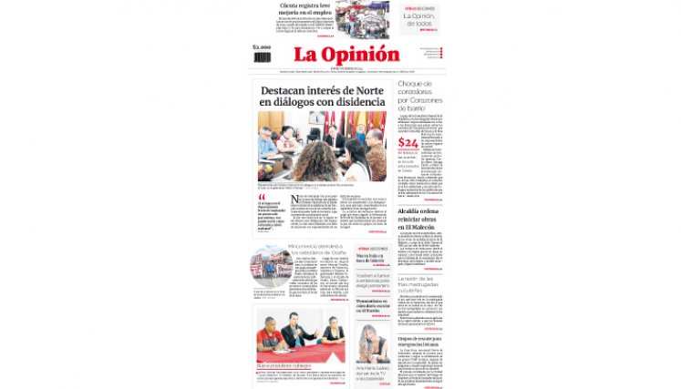 Portada del jueves, 1 de febrero de 2024