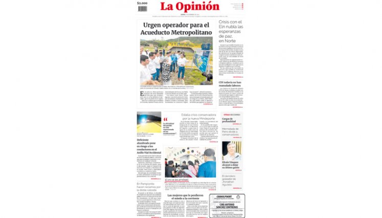 Portada del jueves, 22 de febrero de 2024