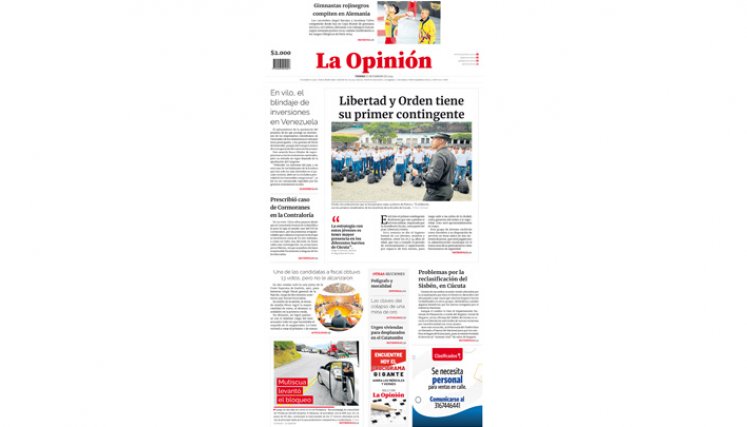 Portada del viernes, 23 de febrero de 2024