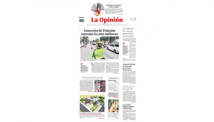 Portada del jueves, 8 de febrero de 2024