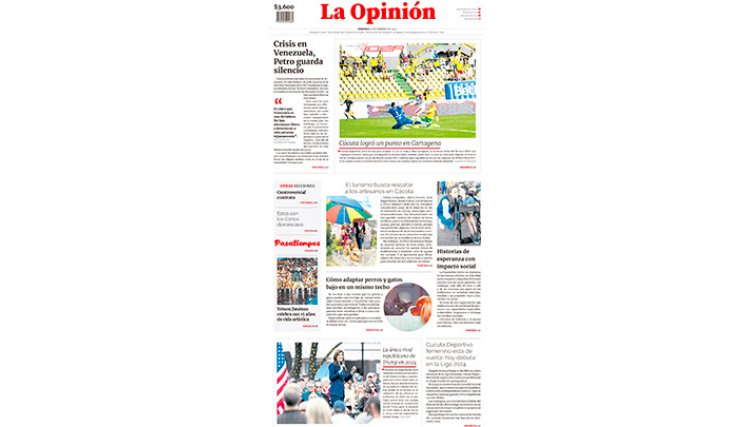 Portada del 18 de febrero de 2024