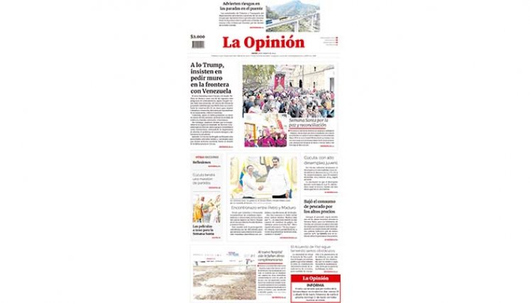 Portada del jueves, 28 de marzo de 2024