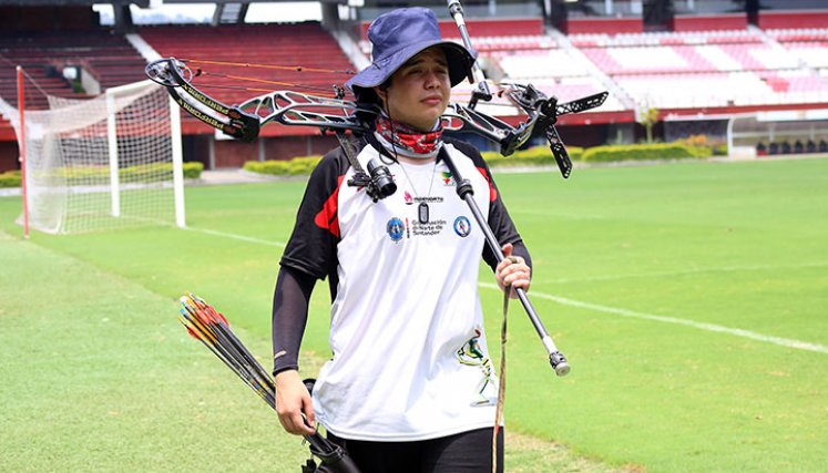 Andrés Mauricio Ardila, arquero cucuteño. Foto: Carlos Ramírez. 