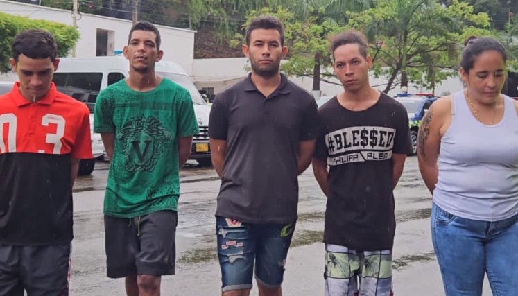 Capturaron a cinco integrantes de 'Los AK47'