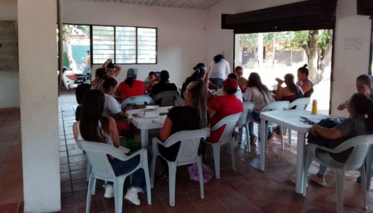 Los cursos comenzaron cuando Pinzón se posesionó como líder comunal. / Foto: Cortesía. 