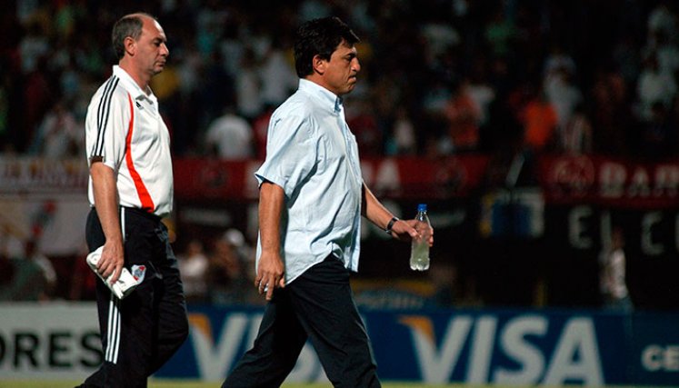 Daniel Pasarella, técnico de River Plate 2007. 