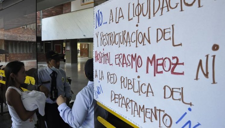 El hospital terminó 2023 bajo protestas por la demora en el pago de los salarios./Foto Archivo