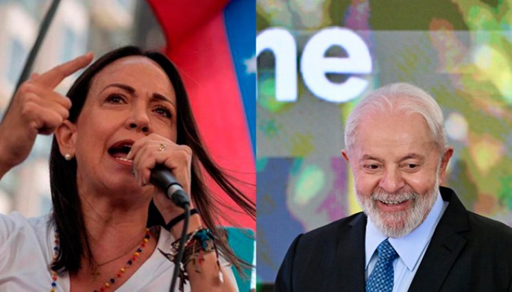 Machado y Lula Da Silva.