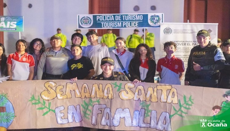 En Ocaña se activa un Puesto de Mando Unificado con el fin de brindar protección a propios y visitantes durante la semana mayor/ Foto: Cortesía
